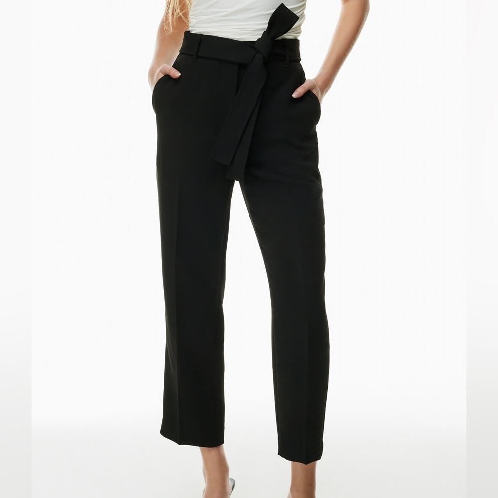 Club Monaco Black Tailored Trousers